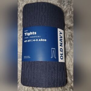 Toddler girl blue tights